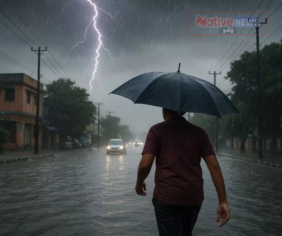 சேலத்தில் மழை வெள்ளம், நகரம் கடல் போல காட்சி சேலத்தில் மழை வெள்ளம், நகரம் கடல் போல காட்சி