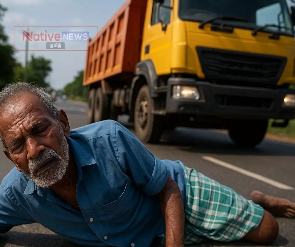 சேலம் அருகே டிராக்டர் மோதி முதியவர் பலி சேலம் அருகே டிராக்டர் மோதி முதியவர் பலி
