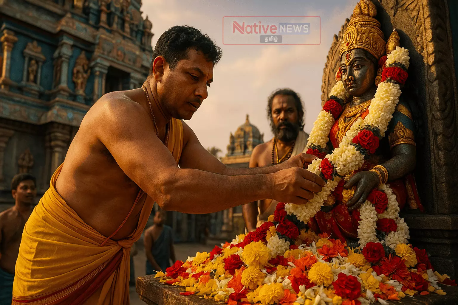 மாரியம்மன் கோவிலில் பூச்சாட்டு விழா மாரியம்மன் கோவிலில் பூச்சாட்டு விழா