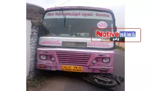 அந்தியூர் அருகே ஓடும் பேருந்தில் ஓட்டுநருக்கு திடீர் வலிப்பு!
