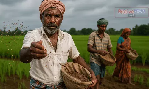 கோடை மழையுடன் மானாவாரி விவசாயிகள் விதைப்பு பணியில் தீவிரம் கோடை மழையுடன் மானாவாரி விவசாயிகள் விதைப்பு பணியில் தீவிரம்