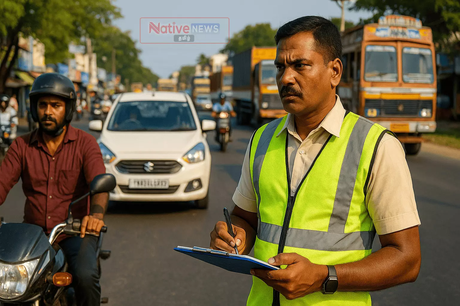 ராசிபுரம் சாலைகளில் வாகனக் கணக்கெடுப்பு ஆரம்பம் ராசிபுரம் சாலைகளில் வாகனக் கணக்கெடுப்பு ஆரம்பம்
