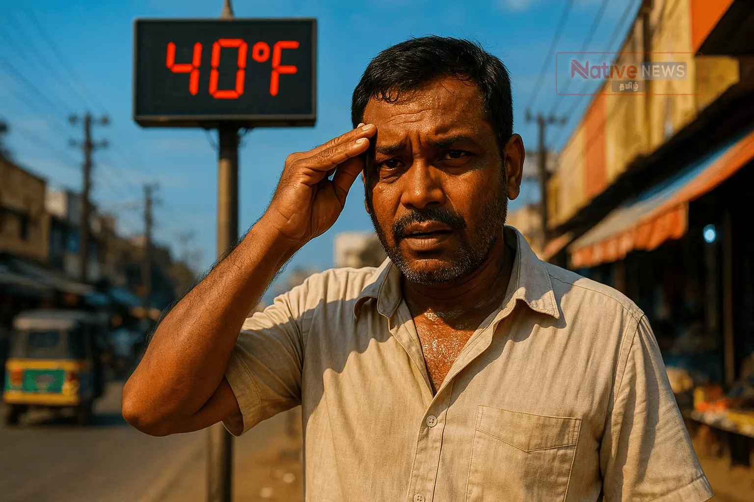 ஈரோட்டில் 103 டிகிரி வெயிலில் வாடும் மக்கள் ஈரோட்டில் 103 டிகிரி வெயிலில் வாடும் மக்கள்