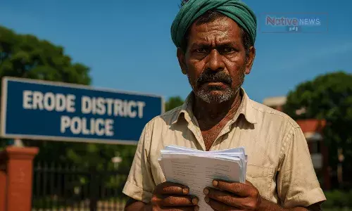 அடமானம் வைத்த நிலம் வேறொருவருக்கு விற்பனை  – எஸ்.பி.,யிடம் விவசாயி கோரிக்கை