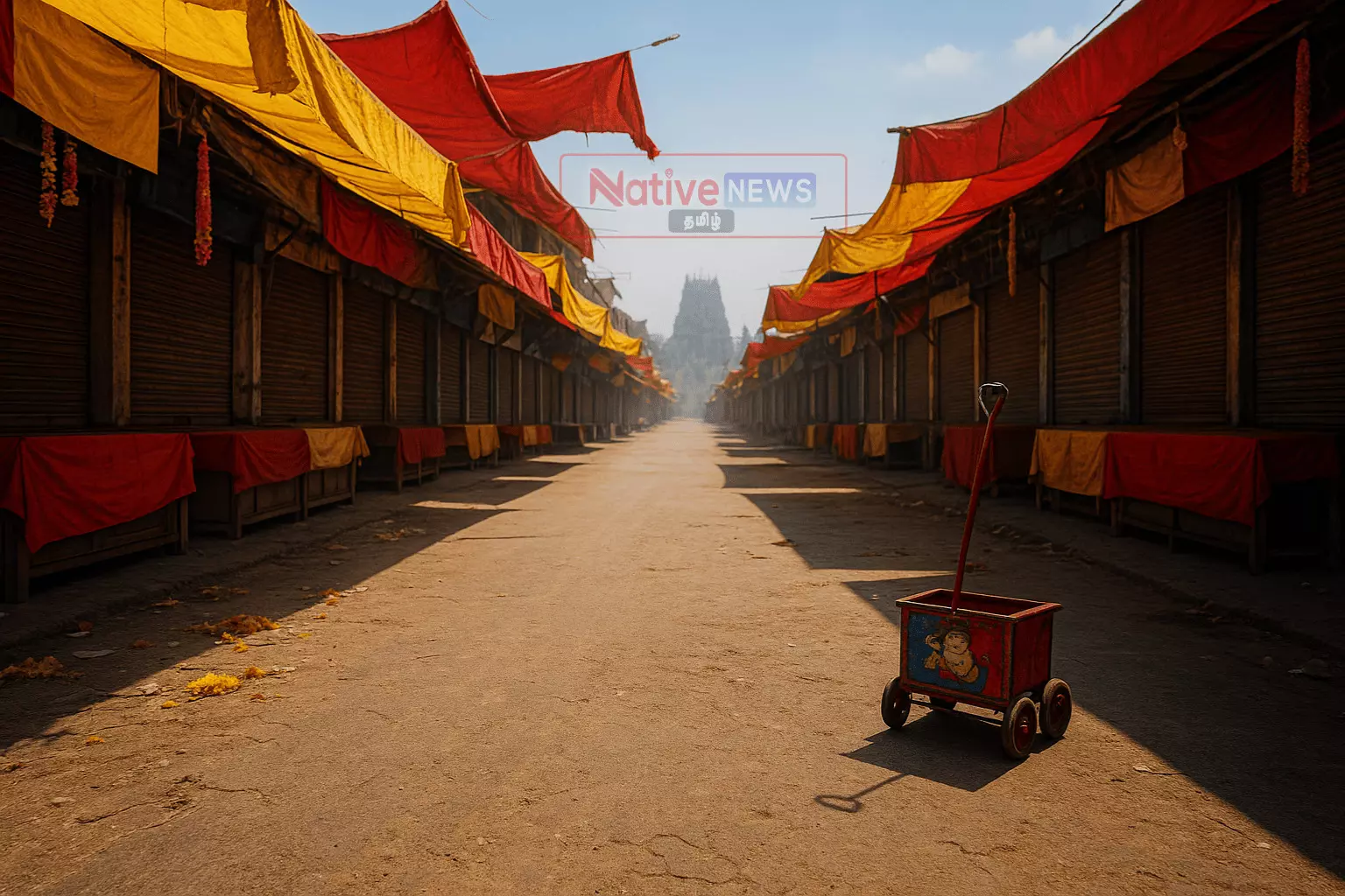 தேர்விழா முடிந்ததும் வெறிச்சோடிய நாமகிரிப்பேட்டை கடைவீதிகள் தேர்விழா முடிந்ததும் வெறிச்சோடிய நாமகிரிப்பேட்டை கடைவீதிகள்