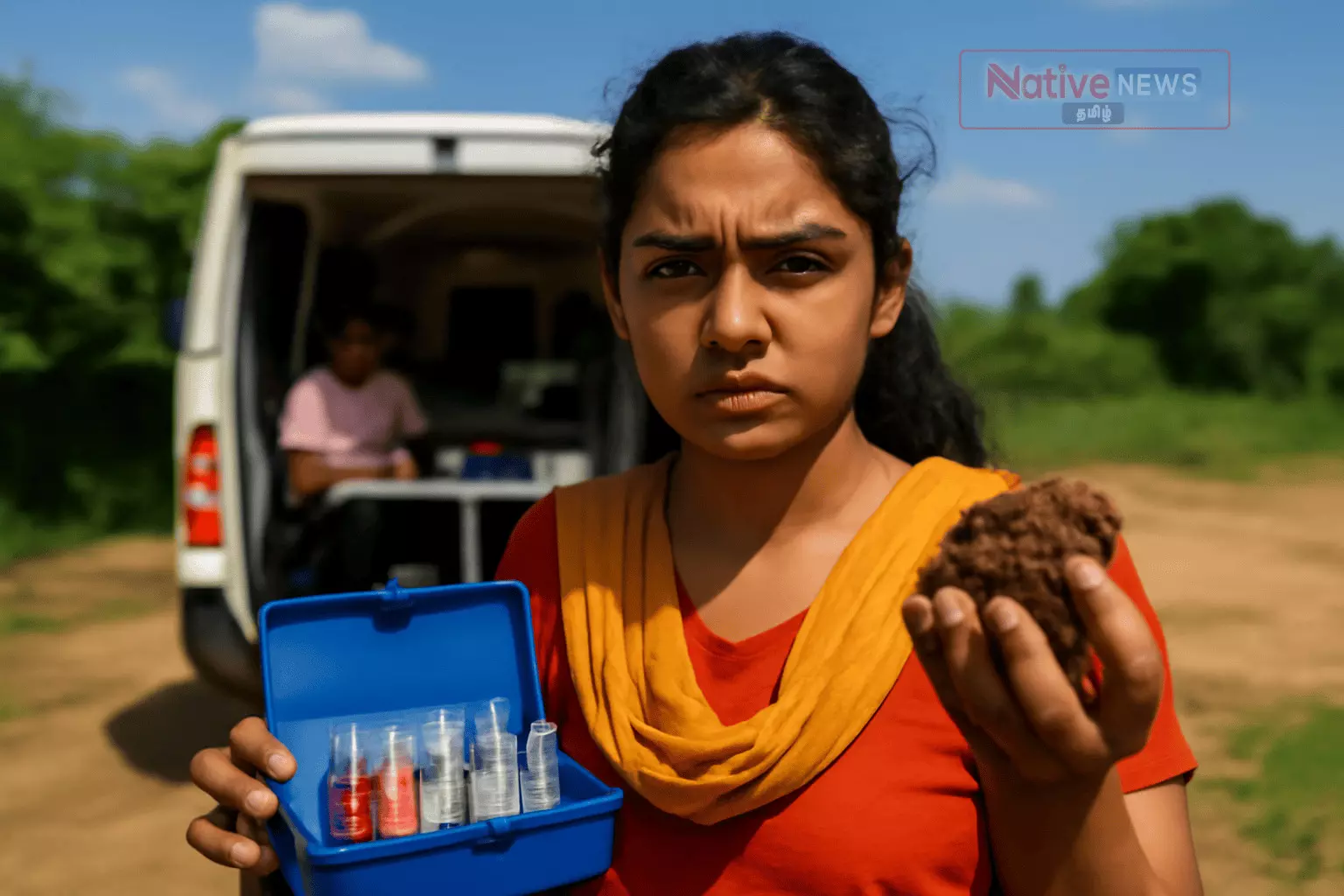 திருச்செங்கோட்டில் நடமாடும் மண் பரிசோதனை முகாம் திருச்செங்கோட்டில் நடமாடும் மண் பரிசோதனை முகாம்