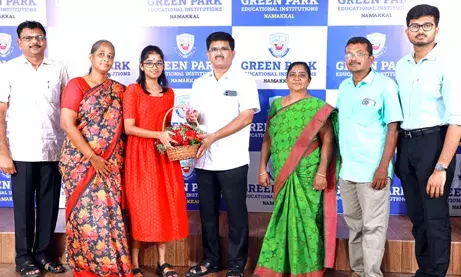 கிரீன் பார்க் இண்டர்நேஷனல் பள்ளி மாவட்ட    அளவில் முதல் 3 இடங்கள் பெற்று சாதனை