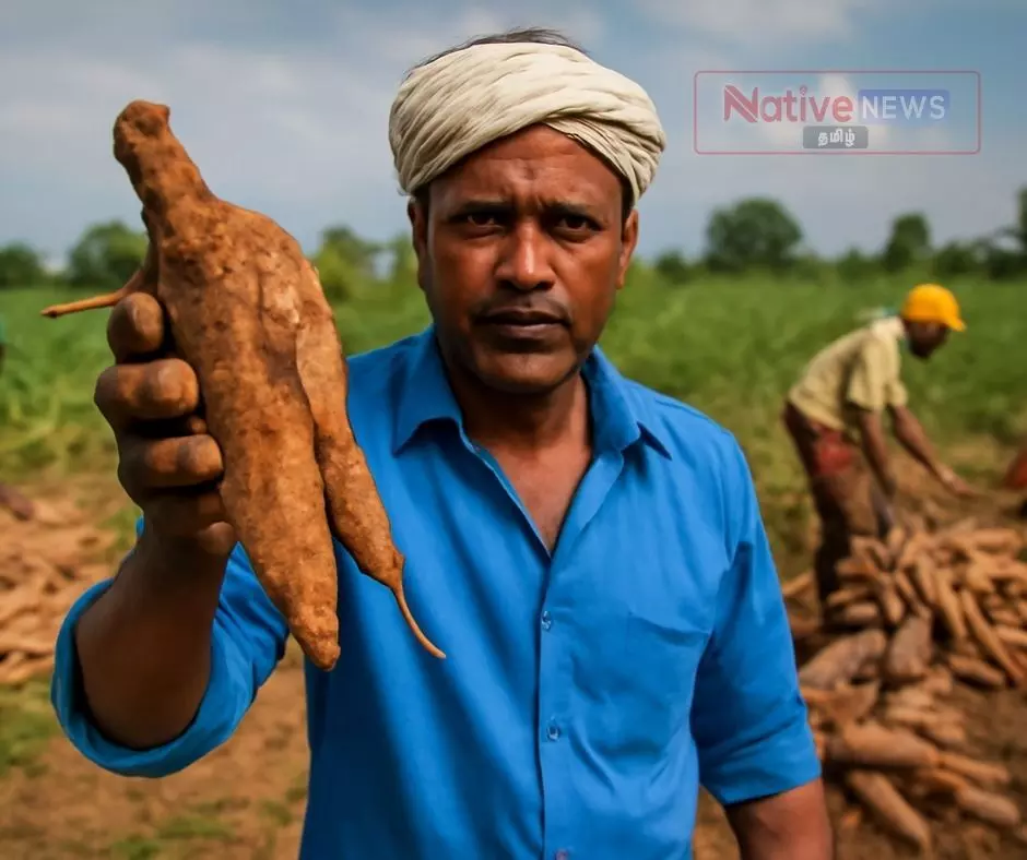 மரவள்ளி கிழங்கு விலை வீழ்ச்சி - விவசாயிகள் கவலை மரவள்ளி கிழங்கு விலை வீழ்ச்சி - விவசாயிகள் கவலை