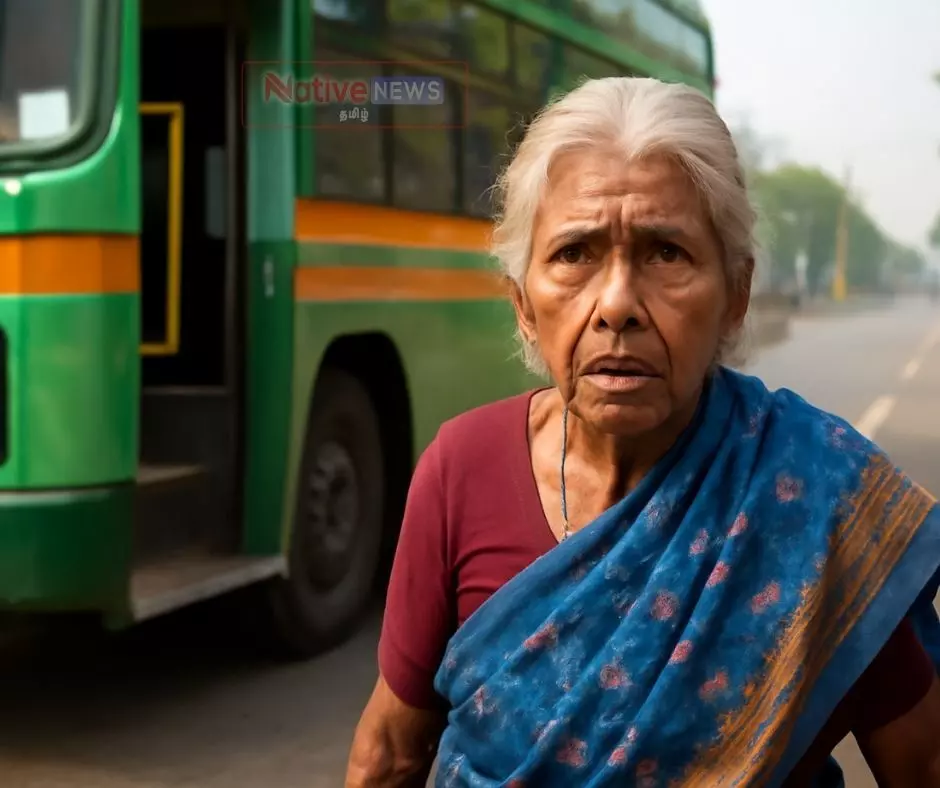 பஸ் மோதி உடல் நசுங்கி பலியான மூதாட்டி பஸ் மோதி உடல் நசுங்கி பலியான மூதாட்டி