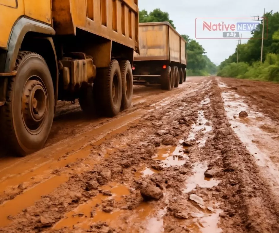 டிப்பர் லாரிகள் சேதப்படுத்திய சாலை – தொட்டியப்பட்டி மக்கள் கடும் அவதி டிப்பர் லாரிகள் சேதப்படுத்திய சாலை – தொட்டியப்பட்டி மக்கள் கடும் அவதி