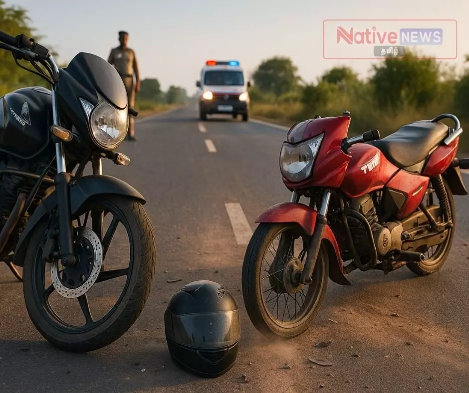 மொபட்,பைக் மோதி விபத்து மொபட்,பைக் மோதி விபத்து