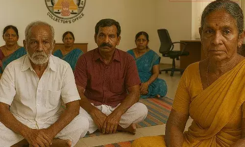 சேலம்  கலெக்டர் அலுவலகத்தில் பாய், தலையணையுடன்  மக்கள் தர்ணா சேலம்  கலெக்டர் அலுவலகத்தில் பாய், தலையணையுடன்  மக்கள் தர்ணா