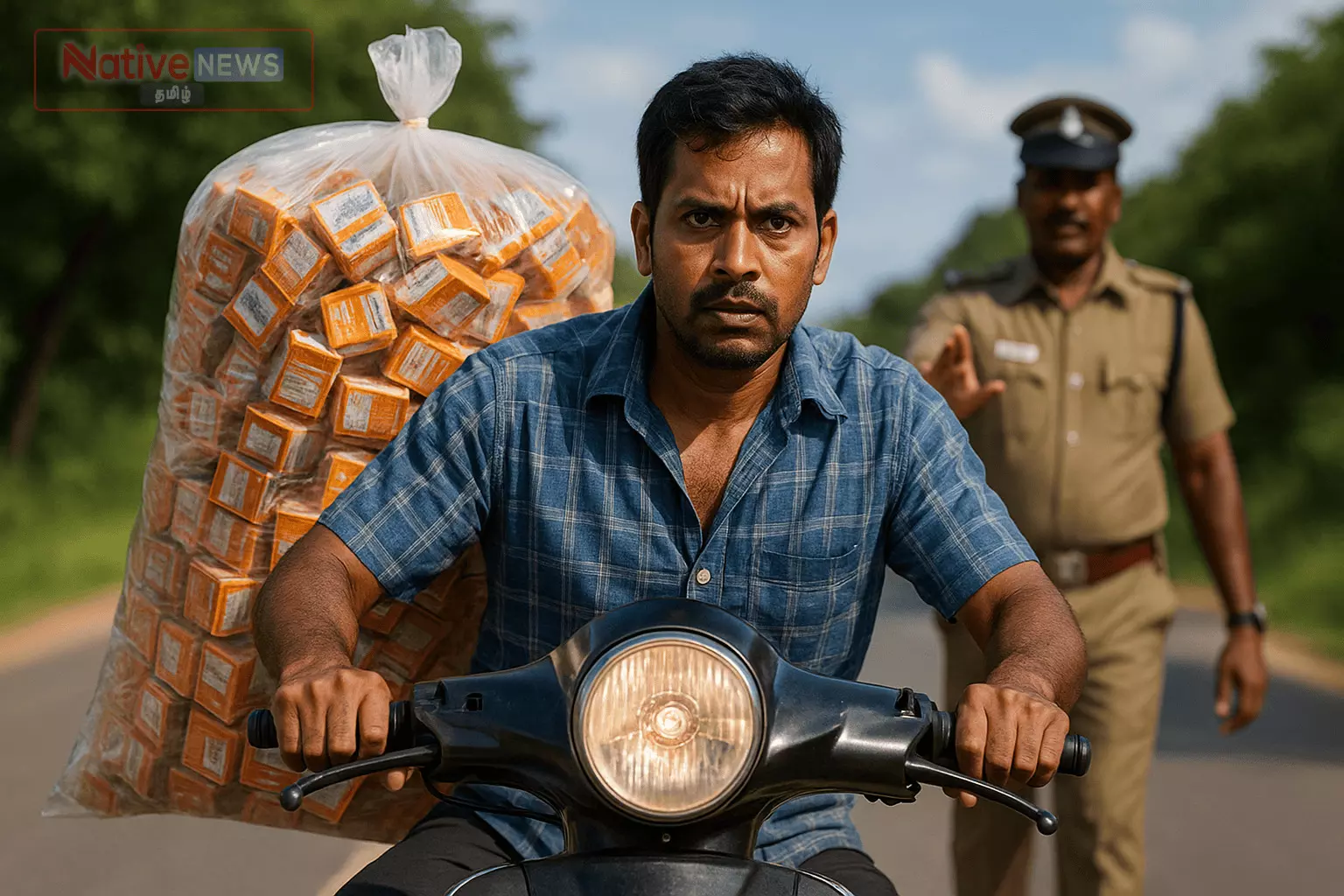 குமாரபாளையத்தில் தடை செய்யப்பட்ட புகையிலை கடத்தலில் ஒருவர் கைது குமாரபாளையத்தில் தடை செய்யப்பட்ட புகையிலை கடத்தலில் ஒருவர் கைது