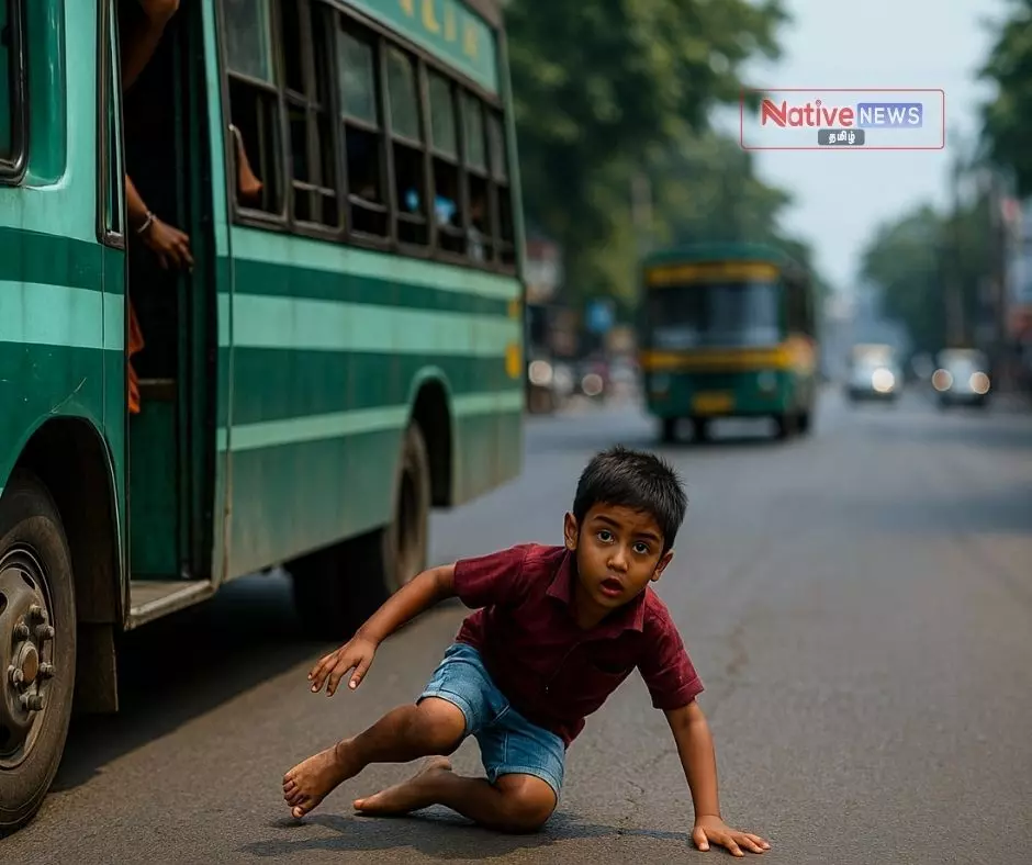 சேலத்தில் ஓடும் பஸ்சில் இருந்து 9 மாதக் குழந்தை விழுந்து உயிரிழப்பு - டிரைவர், கண்டக்டர் பணிநீக்கம்! சேலத்தில் ஓடும் பஸ்சில் இருந்து 9 மாதக் குழந்தை விழுந்து உயிரிழப்பு - டிரைவர், கண்டக்டர் பணிநீக்கம்!
