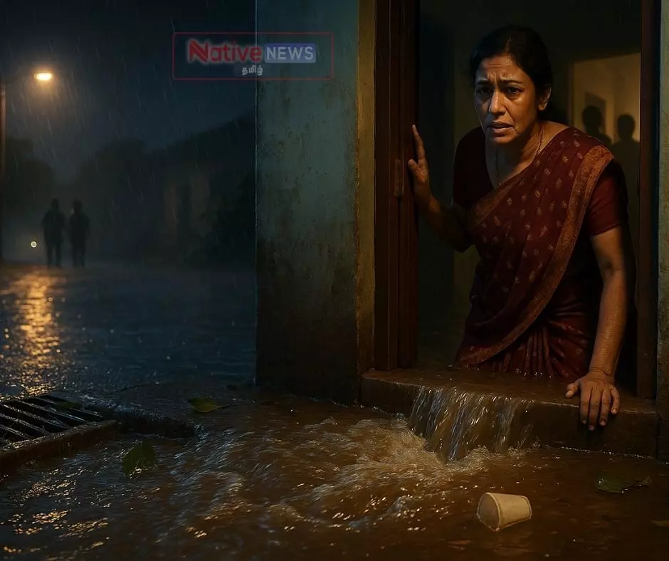 சாலைகளில் ஆறாக ஓடிய மழைநீரால் மக்கள் அவதி சாலைகளில் ஆறாக ஓடிய மழைநீரால் மக்கள் அவதி