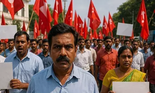 மத்திய தொழிலாளர் சட்டங்களுக்கு எதிராக ஈரோட்டில் கூட்டு போராட்டம் -19 அம்ச கோரிக்கைகள் முன்வைப்பு! மத்திய தொழிலாளர் சட்டங்களுக்கு எதிராக ஈரோட்டில் கூட்டு போராட்டம் -19 அம்ச கோரிக்கைகள் முன்வைப்பு!