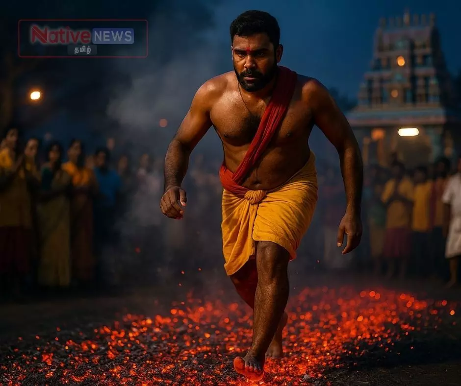 மாரியம்மன் கோவில் தீமிதி திருவிழா கொண்டாட்டம் மாரியம்மன் கோவில் தீமிதி திருவிழா கொண்டாட்டம்