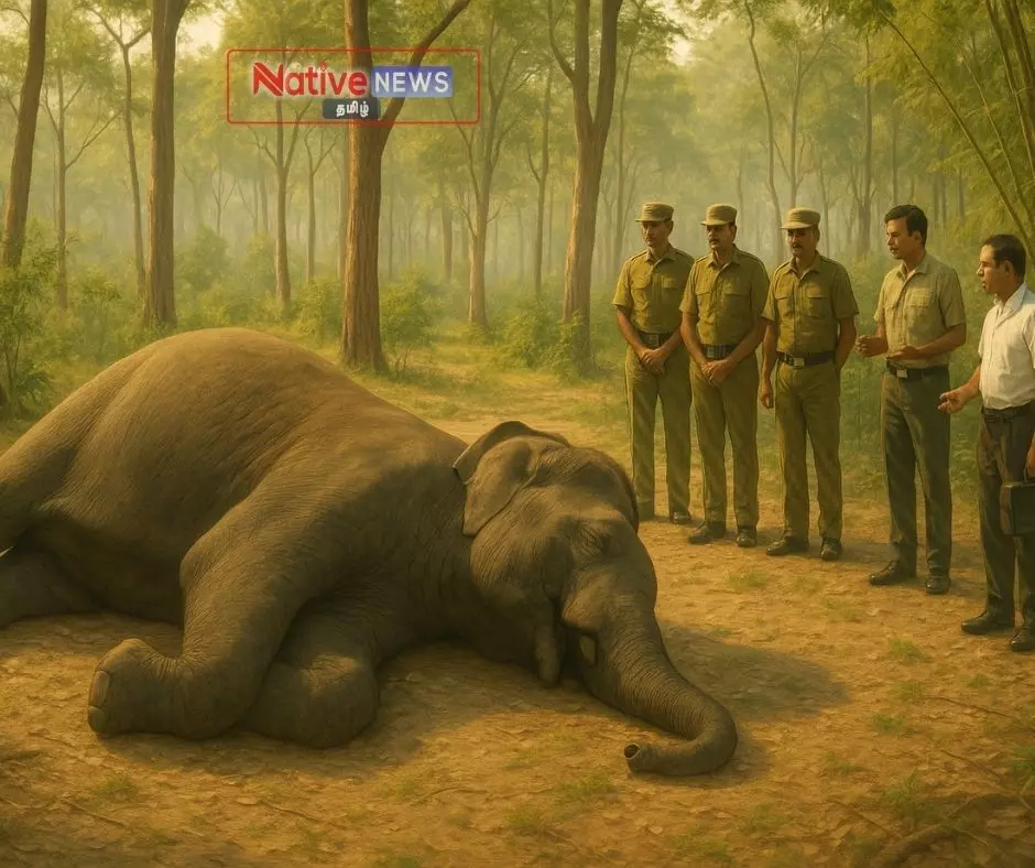ஈரோடு வனத்தில் ஈரல் நோயால் யானை உயிரிழப்பு ஈரோடு வனத்தில் ஈரல் நோயால் யானை உயிரிழப்பு