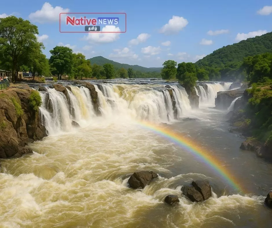 ஒகேனக்கலில் காவிரி ஆற்றில் நீர்வரத்து 14,000 கனஅடி – அருவிகளில் நீர்வரத்து அதிகரிப்பு! ஒகேனக்கலில் காவிரி ஆற்றில் நீர்வரத்து 14,000 கனஅடி – அருவிகளில் நீர்வரத்து அதிகரிப்பு!