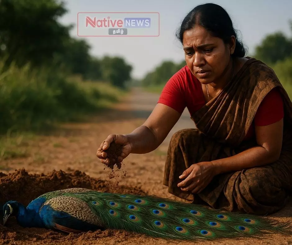 வாகன ஓட்டிகளின் கவனக்குறைவால் மயில் இறப்பு வாகன ஓட்டிகளின் கவனக்குறைவால் மயில் இறப்பு