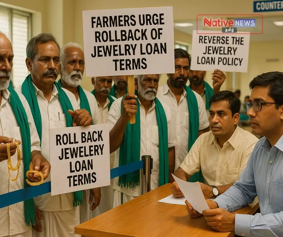 நகைக்கடன் புதிய விதிமுறைகள் - விவசாயிகள் எதிர்ப்பு! பொதுமக்கள் கவலை! நகைக்கடன் புதிய விதிமுறைகள் - விவசாயிகள் எதிர்ப்பு! பொதுமக்கள் கவலை!