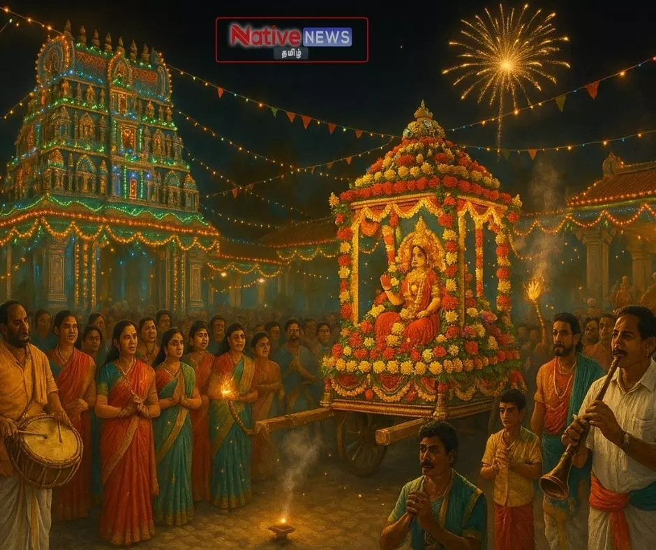 பிளேக் மாரியம்மன் கோவிலில் சித்திரை விழா - கம்பம் பிடுங்கி ஆற்றில் விடுதல்! பாரம்பரிய நிகழ்வு! பக்தர்கள் உற்சாகம் பிளேக் மாரியம்மன் கோவிலில் சித்திரை விழா - கம்பம் பிடுங்கி ஆற்றில் விடுதல்! பாரம்பரிய நிகழ்வு! பக்தர்கள் உற்சாகம்