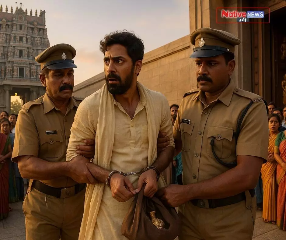 கோவிலில் திருட முயன்ற திருடன் – நேரில் பிடிபட்ட பரபரப்பான தருணம்! கோவிலில் திருட முயன்ற திருடன் – நேரில் பிடிபட்ட பரபரப்பான தருணம்!