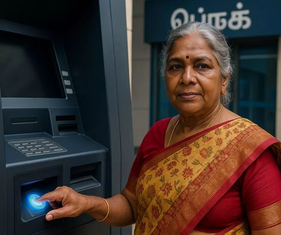 ATM Card இல்லாமல் Fingerprint மட்டும் வச்சு பணம் எடுக்கலாம் - AI Technology-ன் புதிய Magic! ATM Card இல்லாமல் Fingerprint மட்டும் வச்சு பணம் எடுக்கலாம் - AI Technology-ன் புதிய Magic!