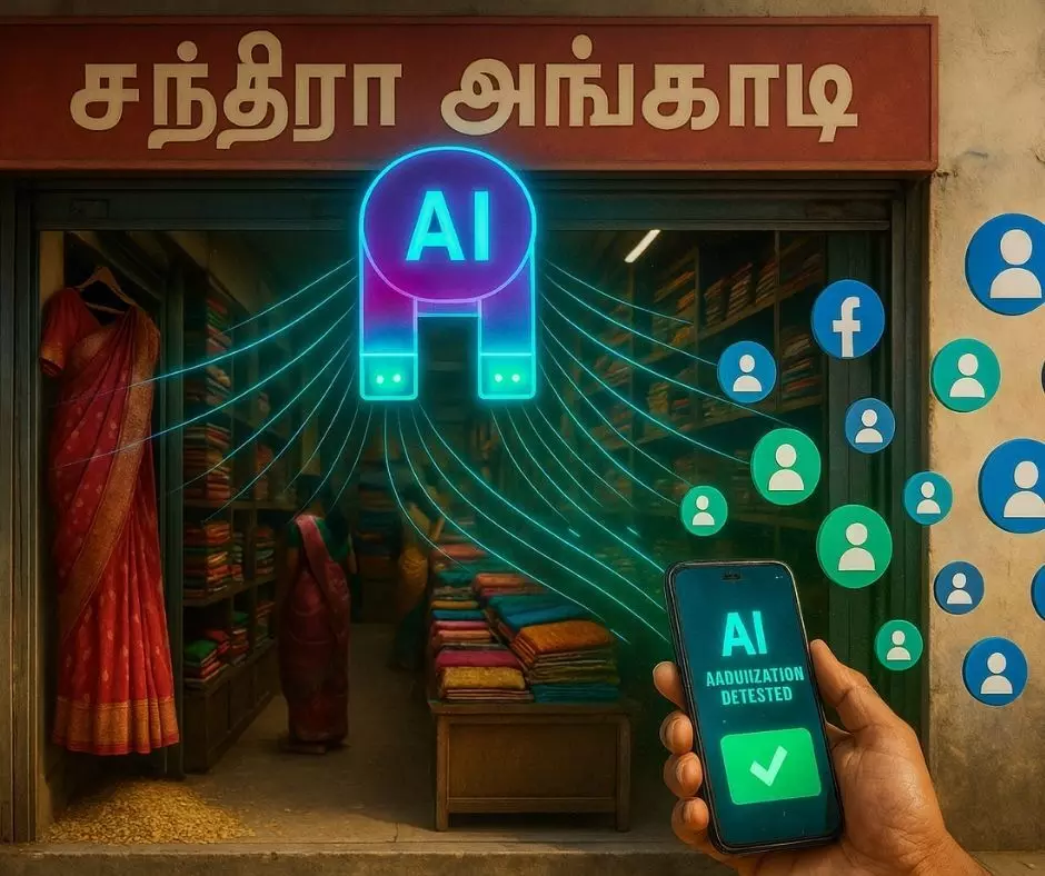 Facebook-ல் தேடி அலையாதீங்க - AI உங்க business-க்கு perfect customers-ஐ தானாக கண்டுபிடித்து அனுப்பும்! Facebook-ல் தேடி அலையாதீங்க - AI உங்க business-க்கு perfect customers-ஐ தானாக கண்டுபிடித்து அனுப்பும்!