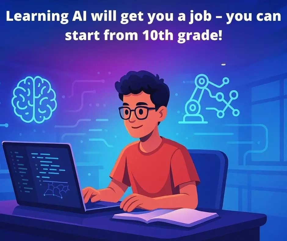 AI கற்றால் வேலை கிடைக்கும் – 10ம் வகுப்பு முதல் ஆரம்பிக்கலாம்! AI கற்றால் வேலை கிடைக்கும் – 10ம் வகுப்பு முதல் ஆரம்பிக்கலாம்!