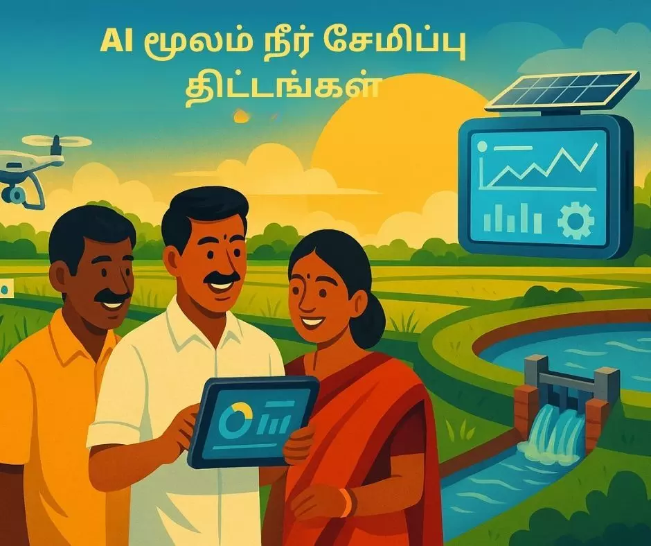 AI மூலம் நீர் சேமிப்பு திட்டங்கள் வெற்றி பெறுகிறது! AI மூலம் நீர் சேமிப்பு திட்டங்கள் வெற்றி பெறுகிறது!