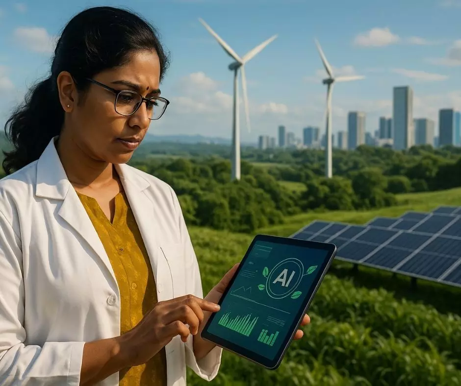 AI for a Greener Planet: சுற்றுச்சூழலுக்கு AI எப்படி உதவுது? AI for a Greener Planet: சுற்றுச்சூழலுக்கு AI எப்படி உதவுது?