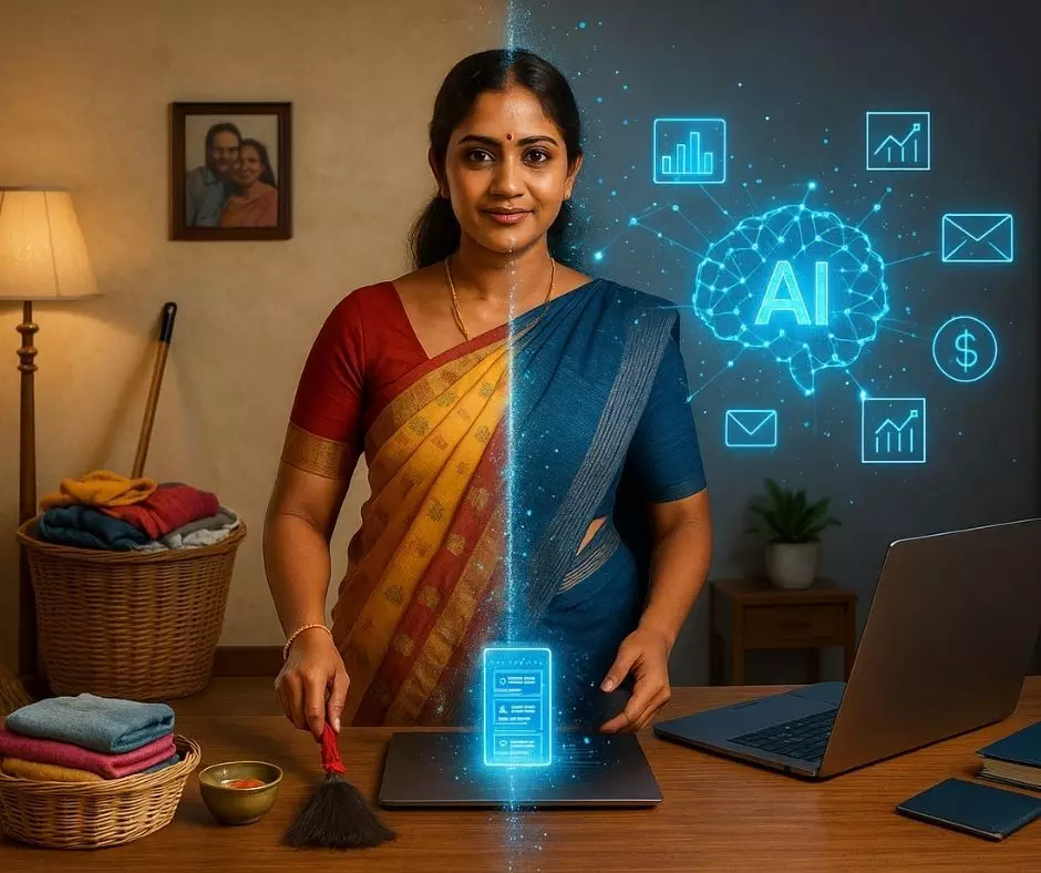AI-யுடன் வீட்டிலேயே செய்யக்கூடிய சிறு வணிக ஐடியாக்கள் - வீட்டு பெண்களுக்கு நவீன வாய்ப்புகள்! AI-யுடன் வீட்டிலேயே செய்யக்கூடிய சிறு வணிக ஐடியாக்கள் - வீட்டு பெண்களுக்கு நவீன வாய்ப்புகள்!