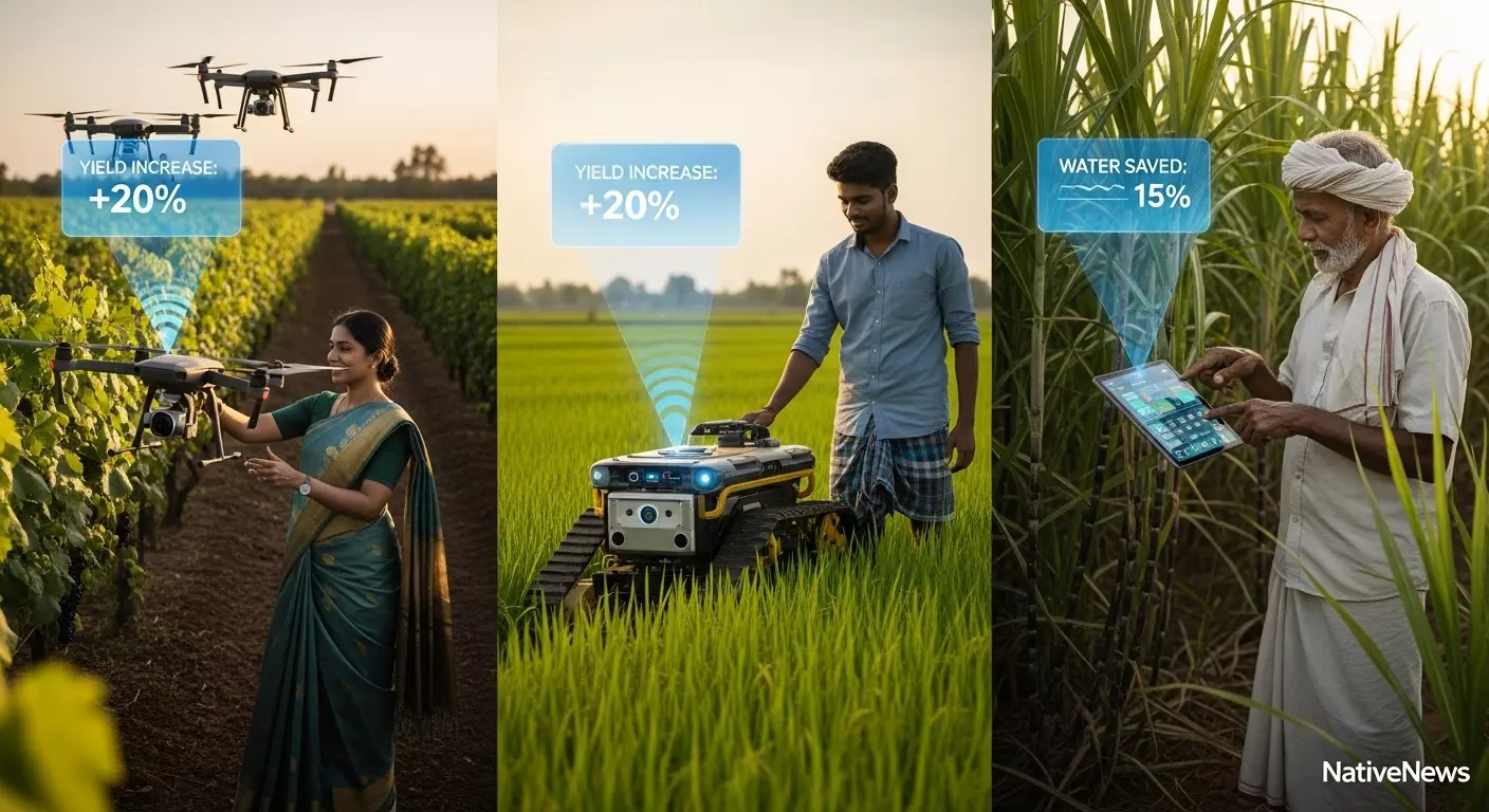 நாட்டுப்புற வளர்ச்சிக்கு நவீனத் துணை – விவசாயத்தில் AIன் புதிய பயணம்! நாட்டுப்புற வளர்ச்சிக்கு நவீனத் துணை – விவசாயத்தில் AIன் புதிய பயணம்!